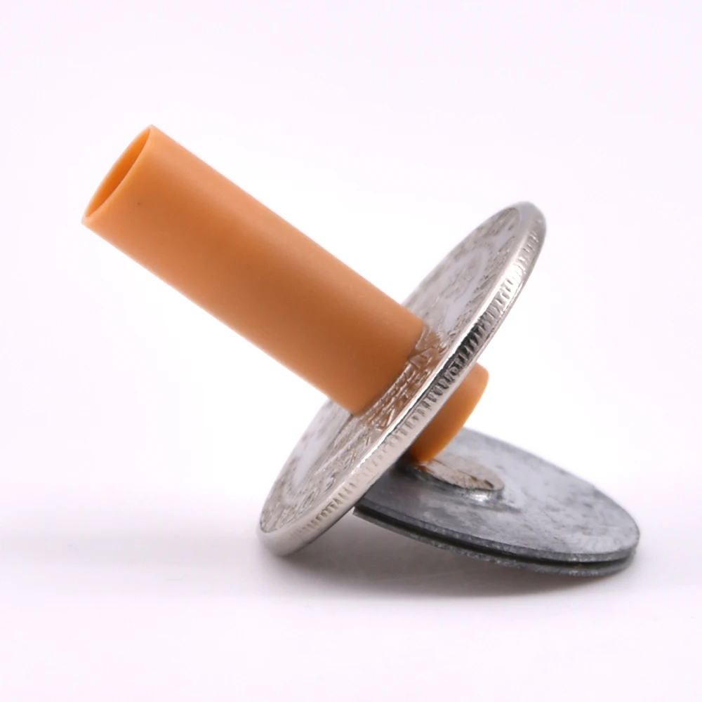 

Cigarettes Through Coins (Real Half Dollar Version) Magic Tricks Close up Magic Coin Accessory Gimmick Props Comedy Varied Prop