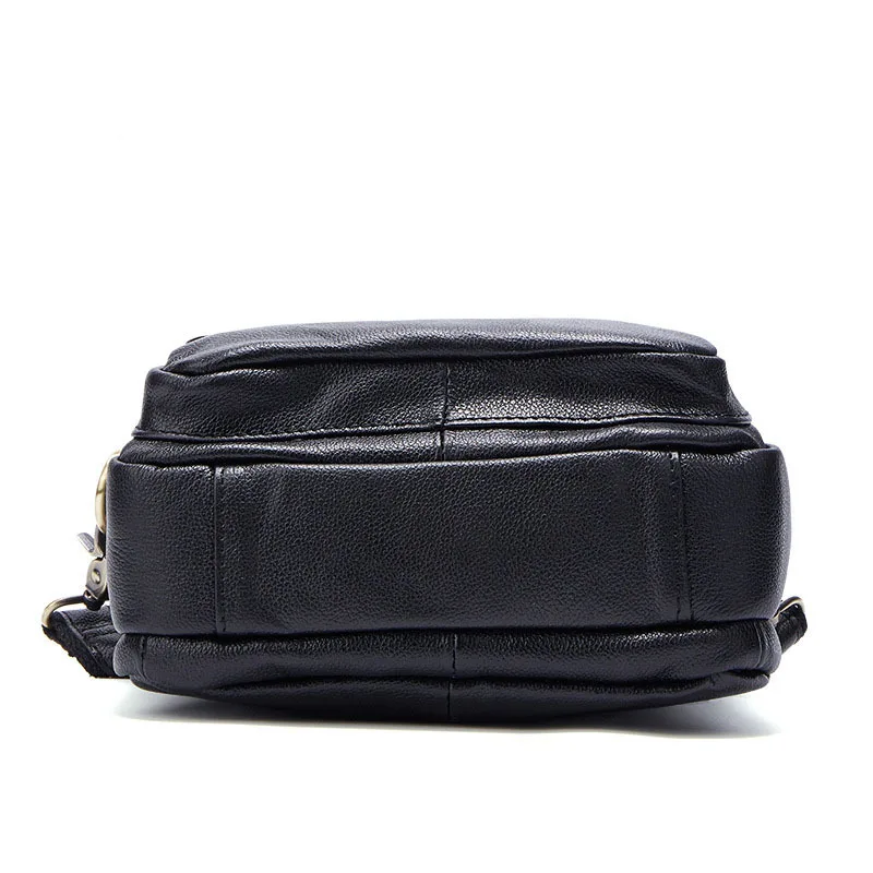 COMFORSKIN Luxurious Genuine The First Layer of Leather Men Shoulder Bag 2018 New Arrivals Hot Brand Vintage Style Male Handbag