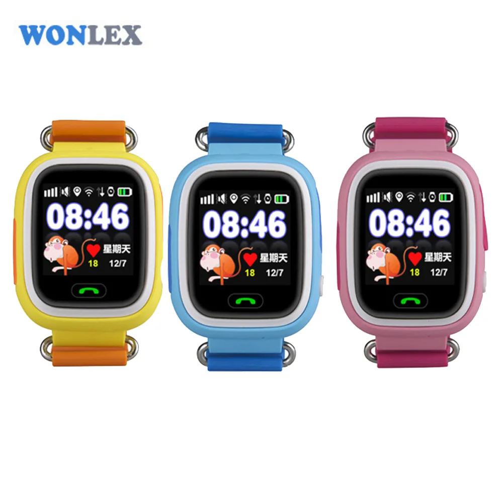  Wonlex GW100 MTK2503 LBS/GPS/Beidou/WIFI Positioning Touch Screen Smart Phone Kids GPS Watch Childr - 32655498078
