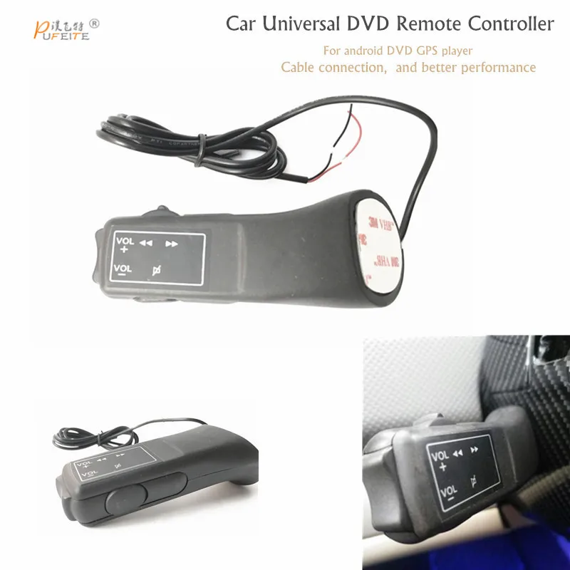 

free shipping Car steering wheel controls switch use for control 2DIN DVD player universal wireless Bluetooth remote control