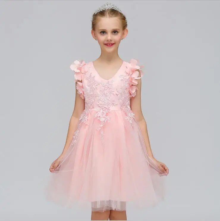 Girls dress Solid Color Princess dress kids clothes Lace appliques ball gown Tutu Clothing for birthday Children's Day gift new
Girls dress Solid Color Princess dress kids clothes Lace appliques ball gown Tutu Clothing for birthday Children's Day gift new