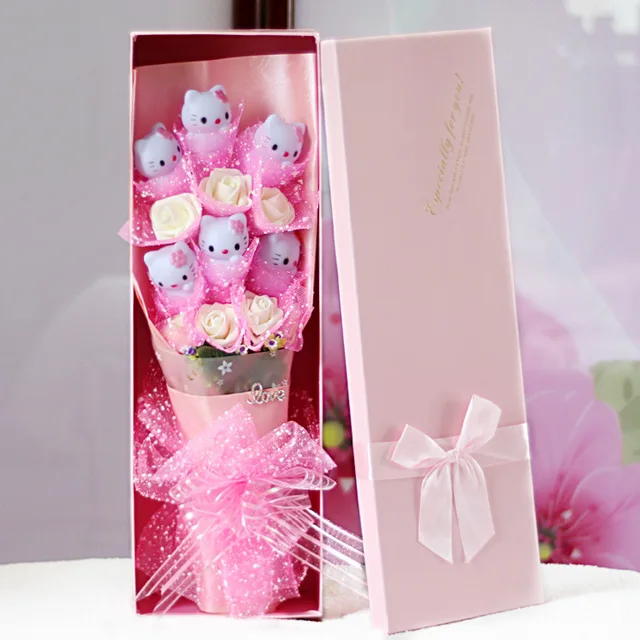 colorful cartoon bouquet kt cat bouquet doll bouquet birthday