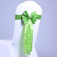 Цена по прейскуранту завода кожаный стул лук стул для свадебного банкета бант на стул украшение спинки стула