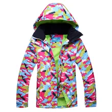 Лидер продаж зима Для женщин Водонепроницаемый ветрозащитный сноуборд пальто зимние женские теплые открытый горный Лыжный спорт куртка