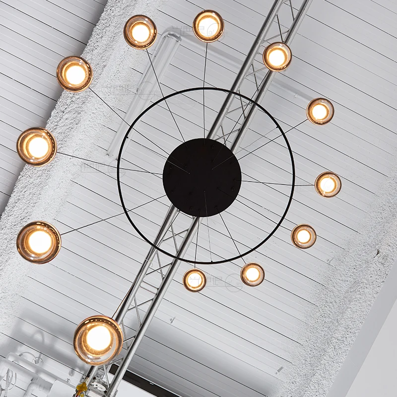 1 шт. подвесной светильник в виде стеклянного шара для кухни|restaurant lamps|pendant light