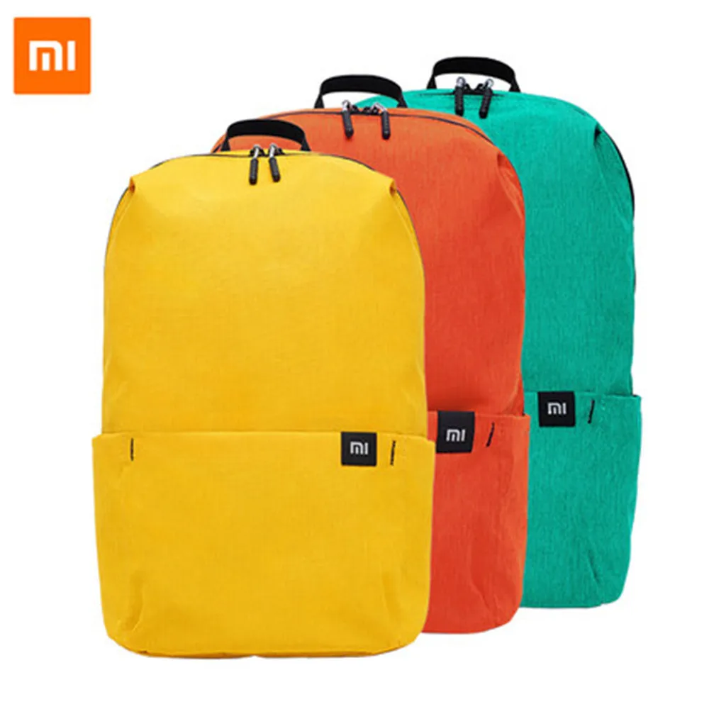 

Original Xiaomi Colorful Mini Backpack Bag 8 Colors Level 4 Waterpoof Repellent 10L Capacity 165g Weight Zipper Leisure Sports