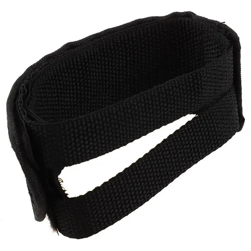 Bike Pedal Straps Pedal Toe Clips Straps Tape for Fixed Gear Bike-(black