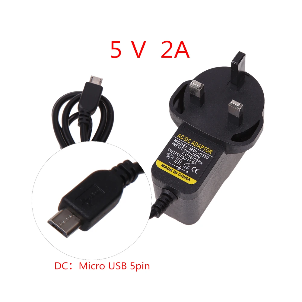 AC إلى DC 5 V 2A المصغّر usb موائم مصدر تيار المملكة المتحدة التوصيل العالمي كمبيوتر لوحي شخصي أندرويد الطاقة شاحن AC إلى DC 5 V 2A المصغّر usb موائم مصدر تيار المملكة المتحدة التوصيل العالمي كمبيوتر لوحي شخصي أندرويد الطاقة شاحن