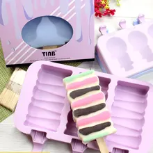 Спираль силиконовая форма для льда лоток для мороженого Форма для мороженого Кухня мороженое Шоколад Желе Формочки Для Мороженного «фруктовый лед»