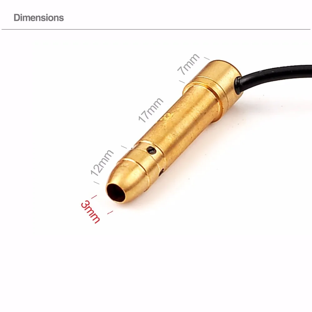 Red Laser Cartridge Bore .22Cal Bore Sighter Boresighter Sight Tactical Red Dot Hunter Tool Not Included Battery red dot laser sight,laser bore sight,laser sight