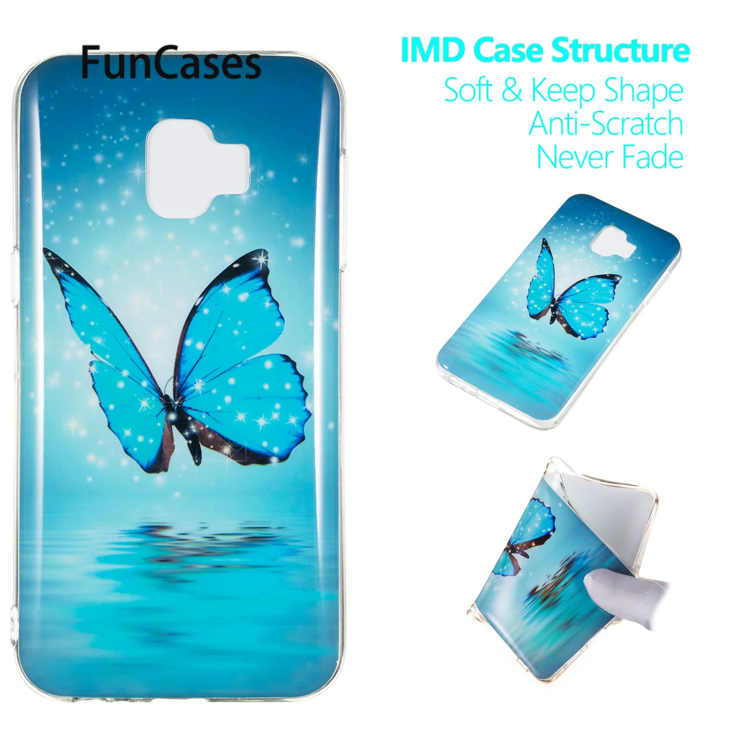 Цветочный силиконовый чехол для etui samsung J2 Core спортивный смартфона СПС