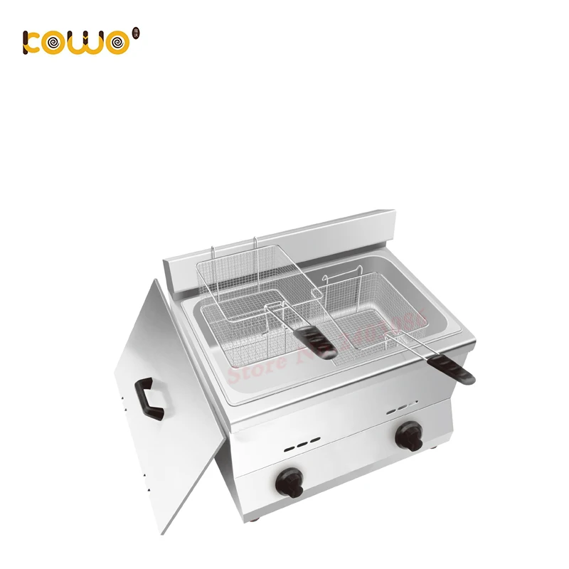 

Commercial gas deep fryers 11L capacity