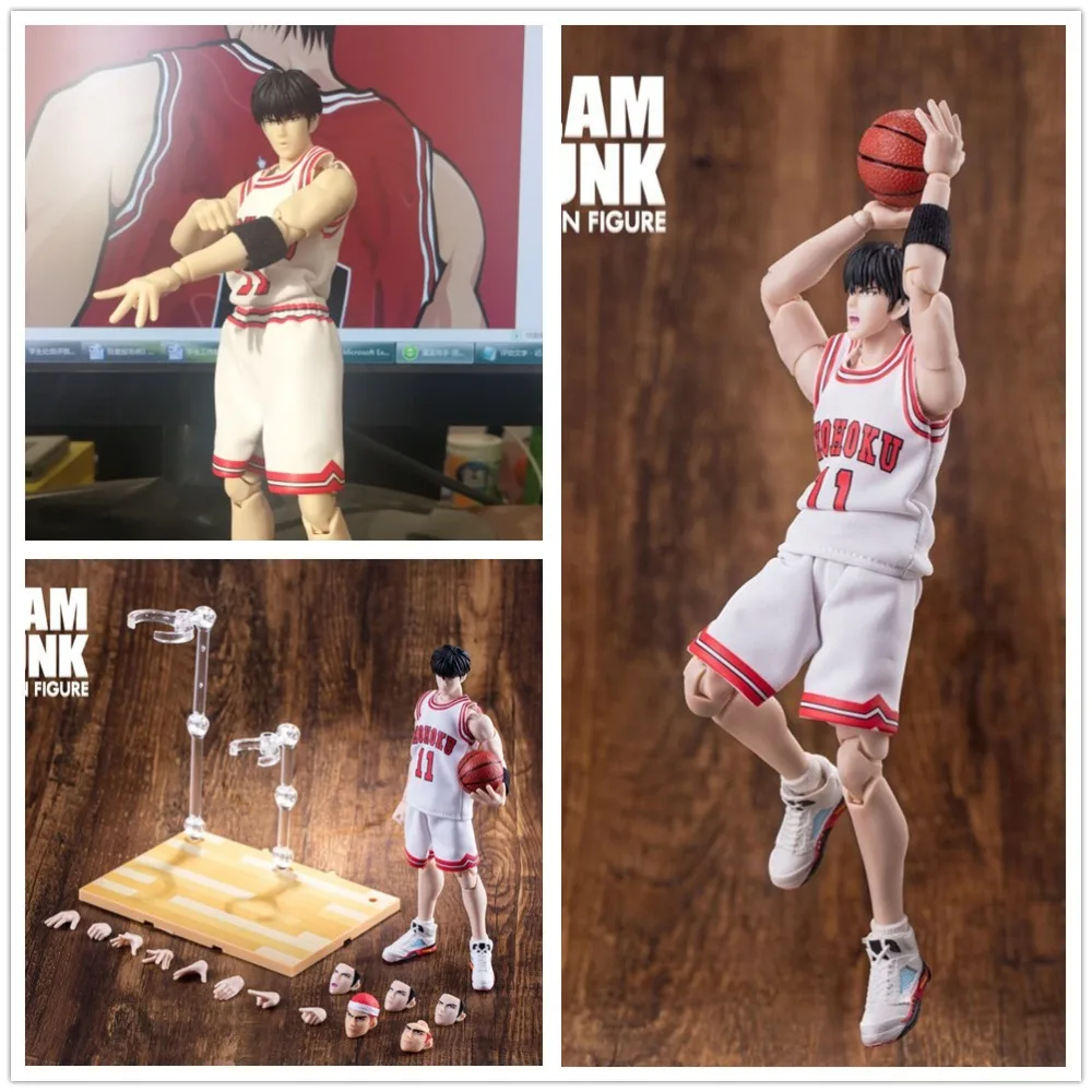 Dasin GT Модель 6 дюймов фигурка аниме Slam Dunk Shohoku Rukawa Kaede white ND033 | Игрушки и хобби