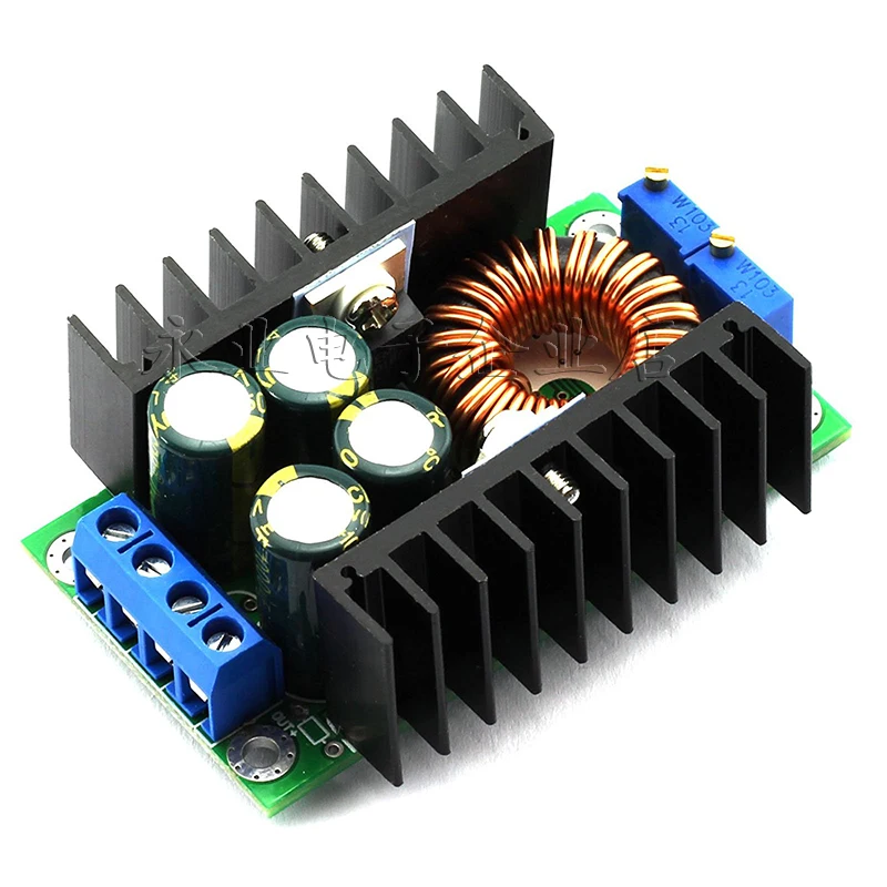 

Adjustable power module 12A step-down 24V turn 12V LED drive constant current charging with charging indication