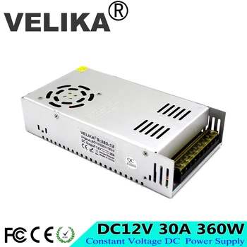 

Best quality 12V 30A 360W Switching Power Supply Driver Transformer AC 110V 220V Input to DC12V UPS for LED Strip Light 3D print