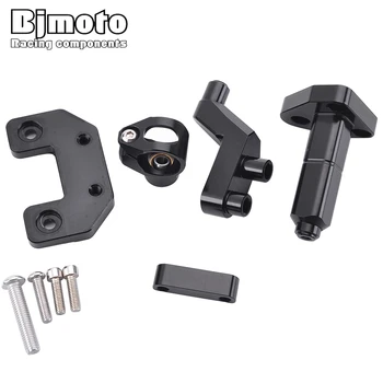 

BJMOTO CNC Steer Support For Yamaha MT03 MT 03 2013-2018 Motorcycle Damper Steering Stabilize Damper Bracket Mounting Holder Kit