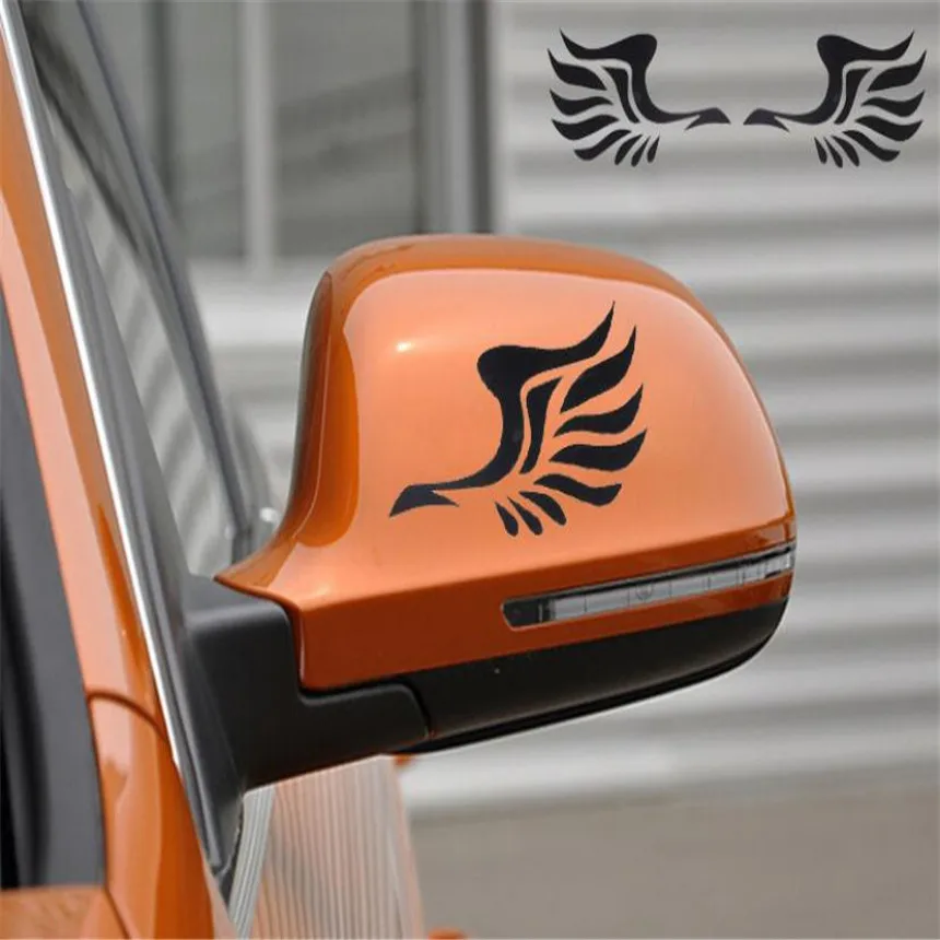 

Vehicle Fashion Wing Design 3D Decoration Sticker For Car Side Mirror Rearview