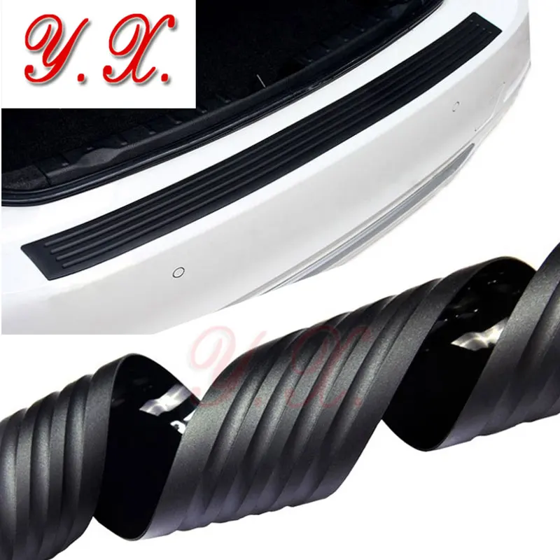 

Car Styling Trunk Rubber Rear Guard Bumper Protector Trim Cover Protection Scuff For KIA Audi Mouldings