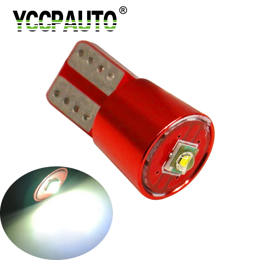 YCCPAUTO T10 светодиодный светильник 194 W5W белый 4014 Cree Клиренс автомобильный s лампа