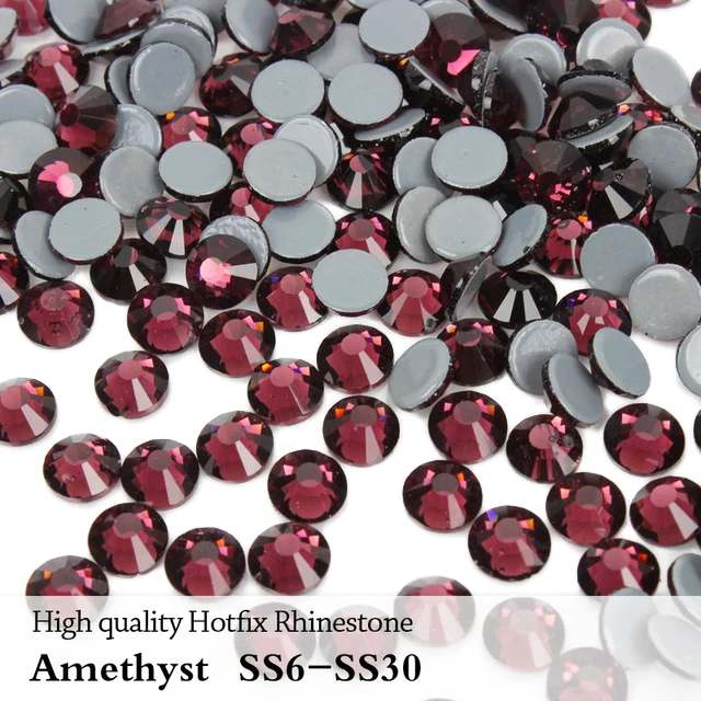 New-Real-Hot-fix-Bags-Shoes-Ss6-ss30-High-Quality-A-Hotfix-Rhinestones-Amethyst-Flatback-Thermal.jpg_640x640
