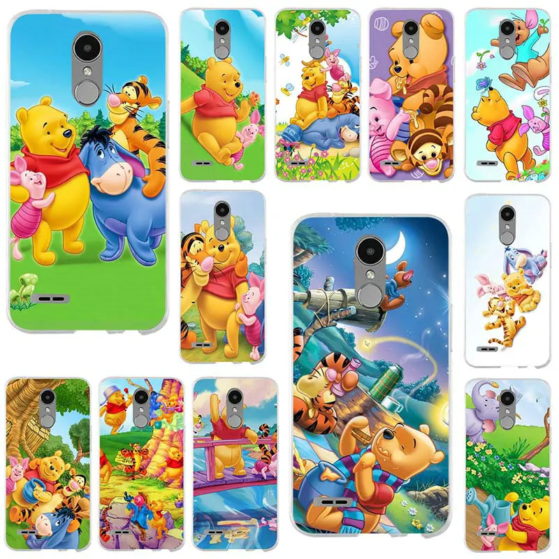

Winnie Pooh Cute And Clumsy Winnie Pooh Soft Phone Case for LG K4 K7 K8 K10 2017 G2 G3 Mini G4 Spirit G5 G6 V10 V20 V30 Nexus 5X