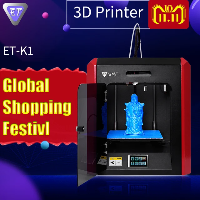 Cheap ET 3D Printer K1 Metal Structure Upgrade Semi Auto Level High Resolution Precision Big Size Printing Machine Assembly Profession Cheap ET 3D Printer K1 Metal Structure Upgrade Semi Auto Level High Resolution Precision Big Size Printing Machine Assembly Profession