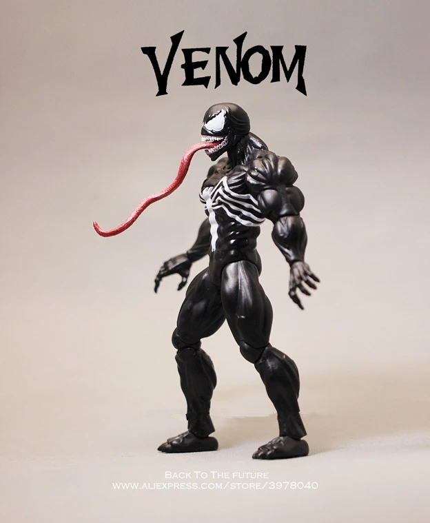 

Disney Marvel Original 18cm Venom from Spider Man PVC mini doll Anime Action Figure Collectible Toy model for children