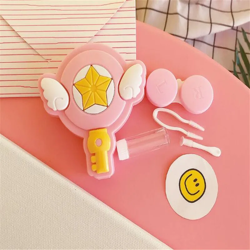Карамельный цвет карта аниме Captor Cardcaptor Sakura Star чехол для контактных линз A866