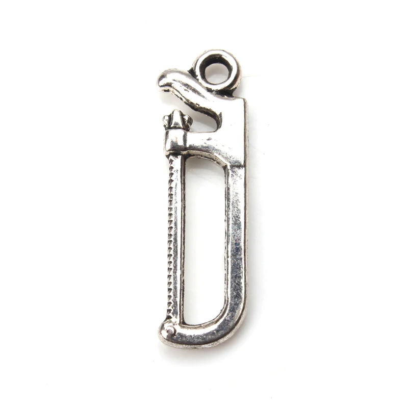 10pc-lot-24mm-x-12mm-Hacksaw-Charms-Antique-Silver-Tone-Two-Sided-charms-for-bracelets-necklace (1)