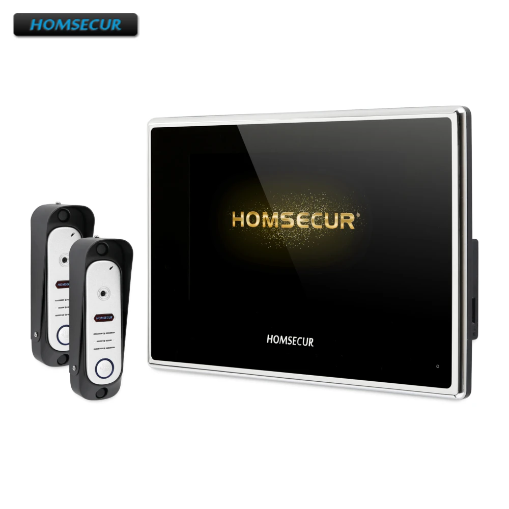 

HOMSECUR 7" AHD Video Door Entry Phone Call System with Aluminium Alloy Camera BC051HD-S+BM718HD-B