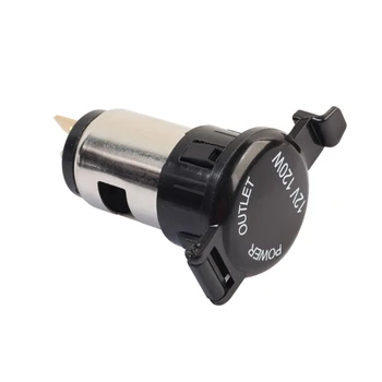 

12/24V 120W Universal Car Boat Tractor Cigarette Lighter Power Socket Outlet Plug Automobiles Cigarette Lighter Socket