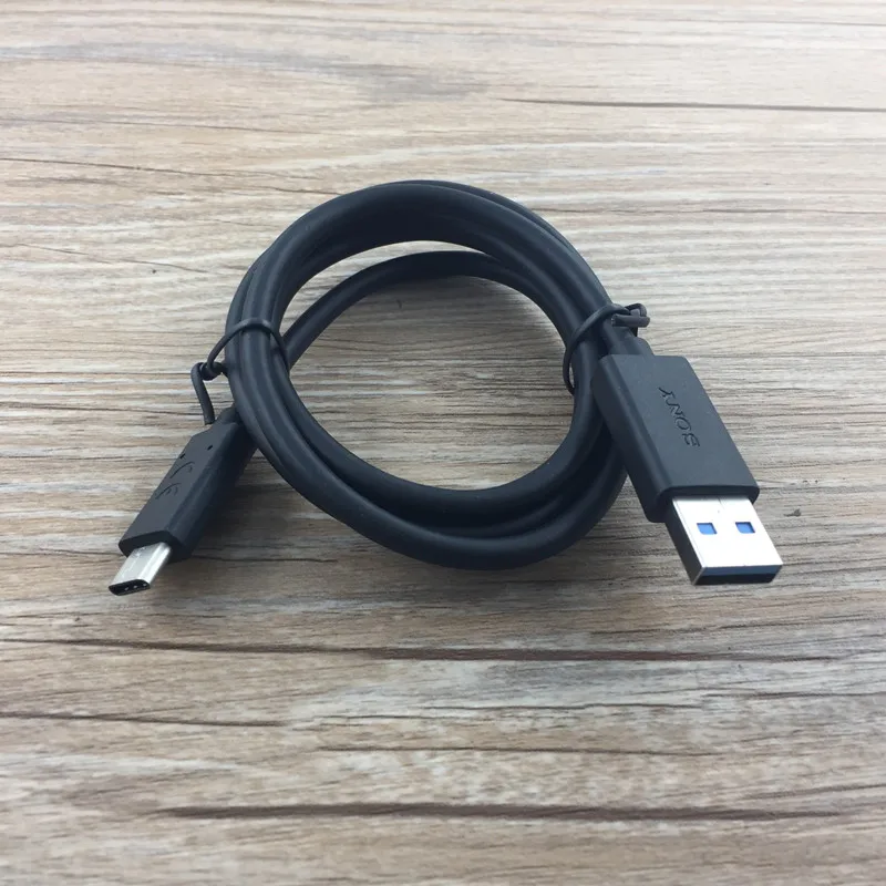 Оригинальный кабель SONY 1M UCB30 3A usb type C Быстрая быстрая зарядка для Xperia XZS XZ1 X COMPACT XZ