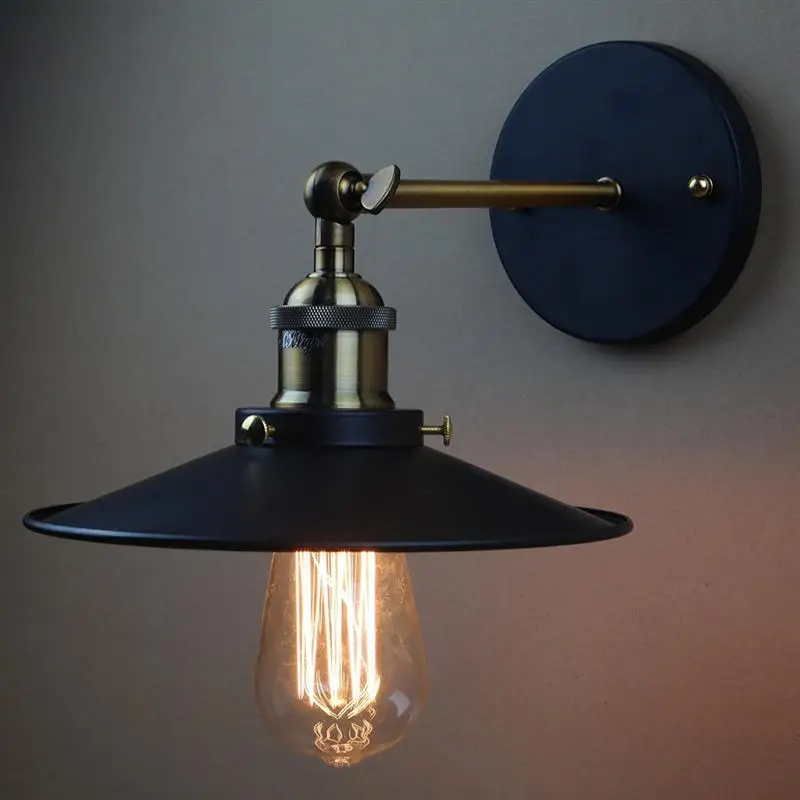

YouOKLight YK2403 E27 AC 110-240V Industrial Retro Wall Lamp Holder