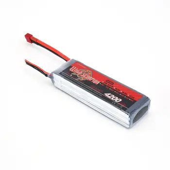

Wild Scorpion 11.1V 4200mAh 30C Power Lipo Battery T Plug Rechargeable for RC Racing Drone Quadcopter Helicopter Car Robot