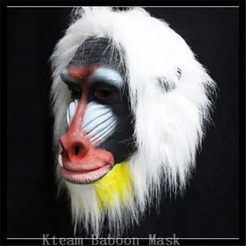 

Top Quality Halloween Party Cosplay Christmas Celebration Toys Realistic Cute Latex Baboon Mask Animal Mask for Party Cosplay