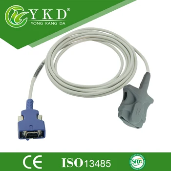 

Compatible for N550 N595 Direct Resuable Adult Soft Tip SpO2 Sensor 14Pin