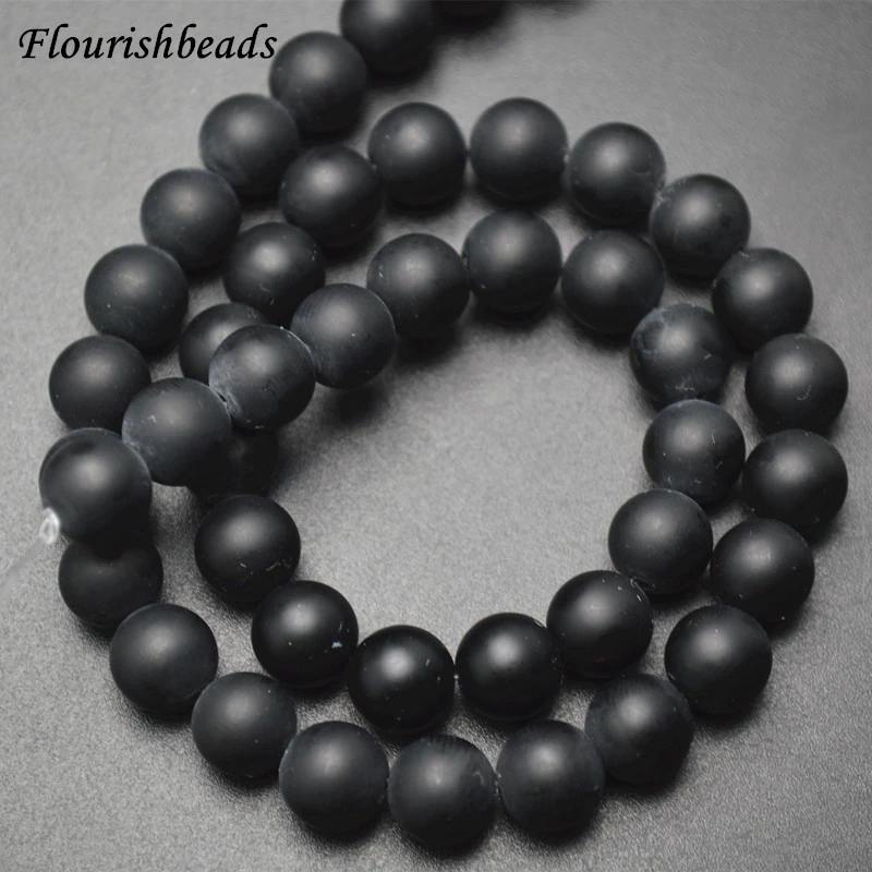 Natural Matte Black Onyx Gemstone Round Spacer Loose Beads 4MM 6MM 8MM 10MM Natural Matte Black Onyx Gemstone Round Spacer Loose Beads 4MM 6MM 8MM 10MM