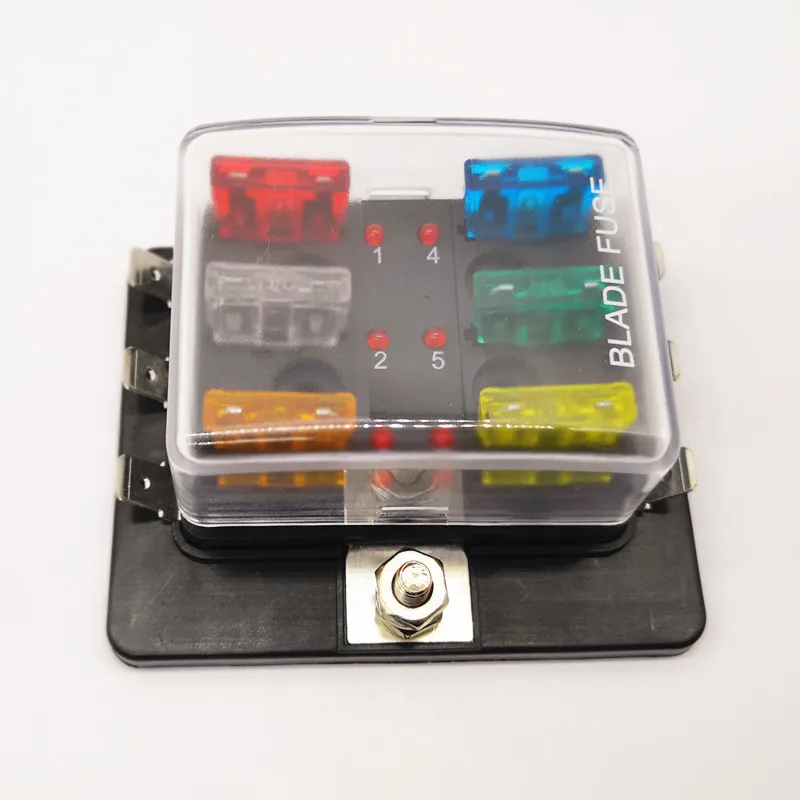 New inline self stripping standard blade fuse holder Pack of 1 car bike van