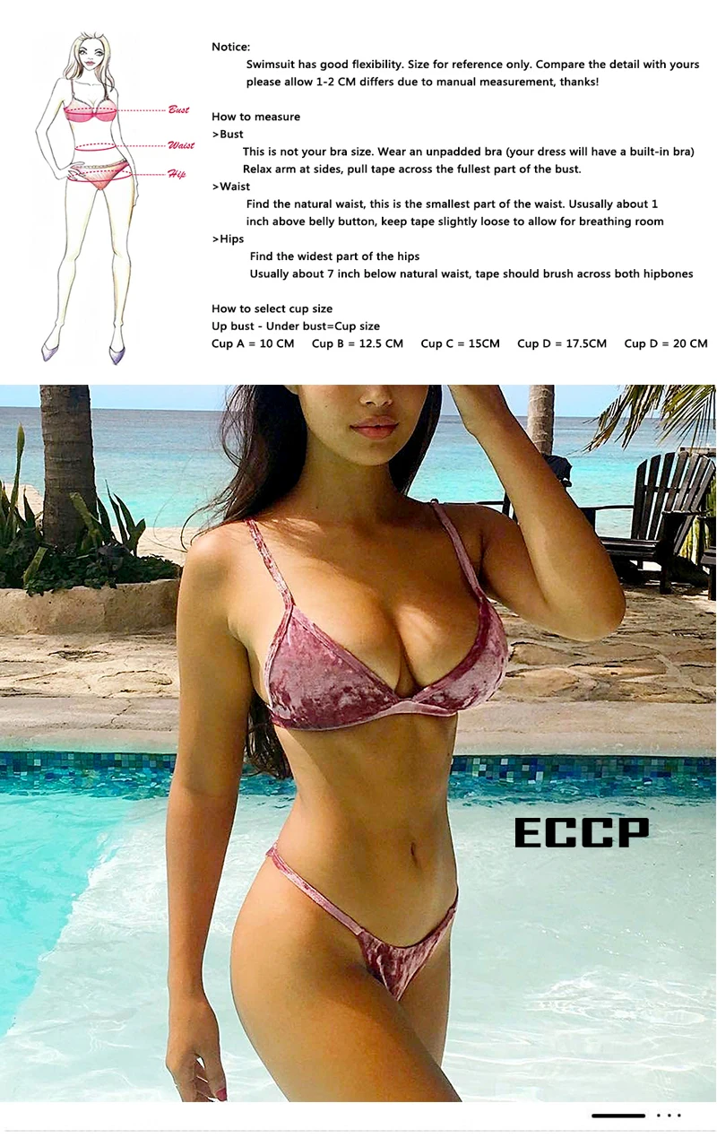 NAKIAEOI 2018 Sexy Cross Brazilian Bikinis Women Swimwear Swimsuit Push Up Bikini Set Halter Top Beach Bathing Suits Swim Wear (2)