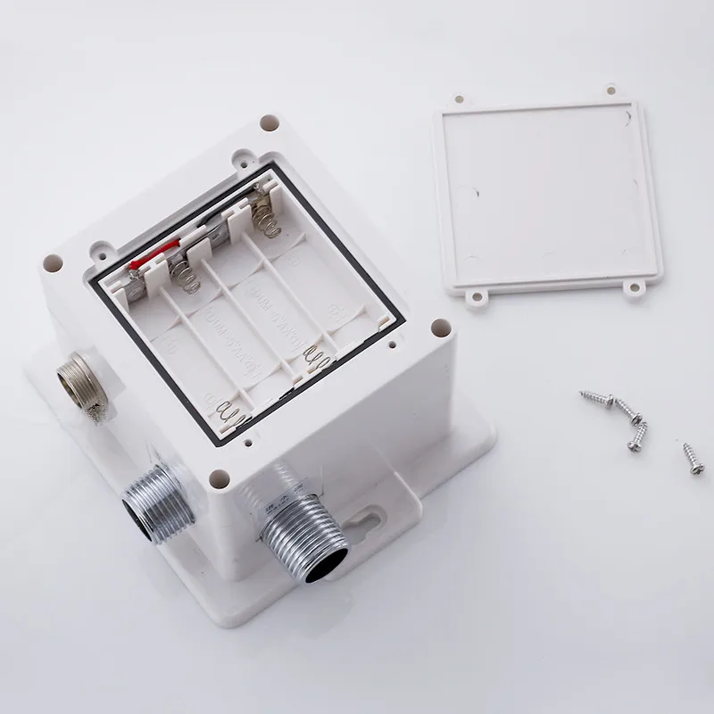 Günstige Control Box für Infrarot Touchless Sensor Wasserhahn Set Induktion Elektronische Ventil DC 6 V AA Batterie Typ