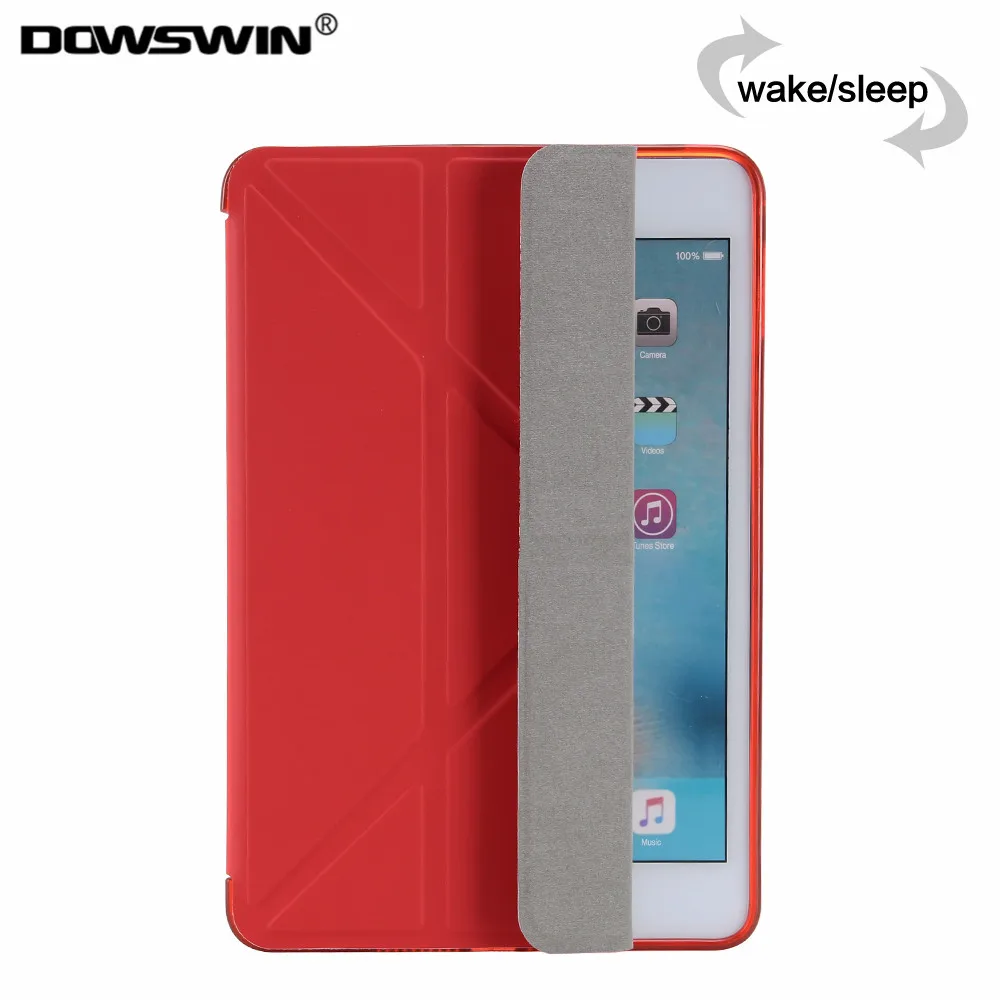 DOWSWIN Чехол для iPad Mini 4 из искусственной кожи чехол Smart Cover для Ipad Mini 1 2 3 Чехол авто сна/Пробуждение До нескольких раза мини случай