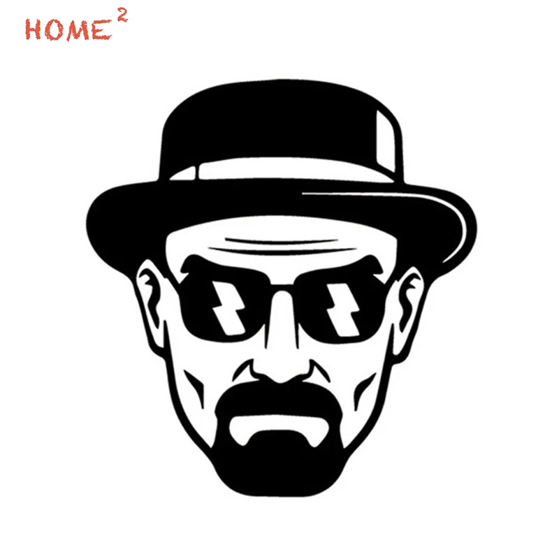 14*15cm Car Styling Handsome Man Glue Sticker Auto Decor Decal For