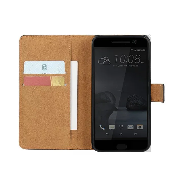 

for HTC M10 Flip Case Split Leather Phone Protective Sleeve Cards With Wallet Stand Cover Black Cases 10 for HTC10