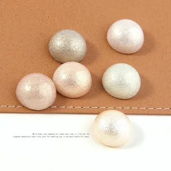 

Diy Handicraft Jewelry Accessories Resin Wrinkle Bell Ball Semi-circular Single Hole Ear Nail Patch Earring Ear Needle Material
