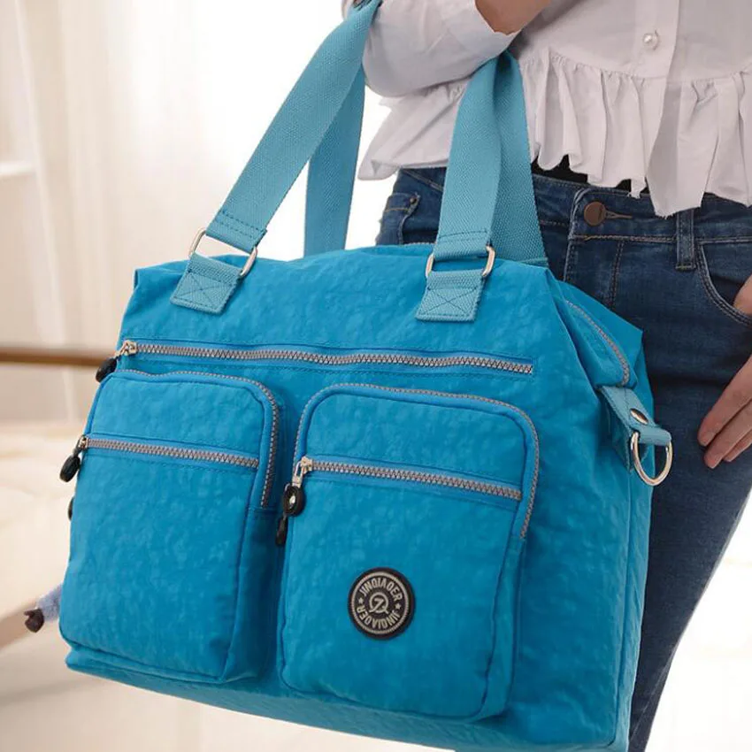 

Wholesale Waterproof Women Leather Handbags Nylon Bags for Women 2018 Purses and Handbags 20PCS/lot