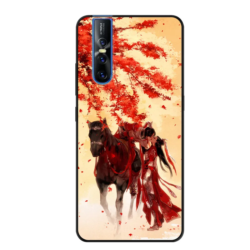 For Fundas Vivo V15 Pro Case Black Silicone Flower Print Phone Case For Vivo V15Pro V15 Pro Cover Soft TPU Coque V 15 Pro Capas For Fundas Vivo V15 Pro Case Black Silicone Flower Print Phone Case For Vivo V15Pro V15 Pro Cover Soft TPU Coque V 15 Pro Capas