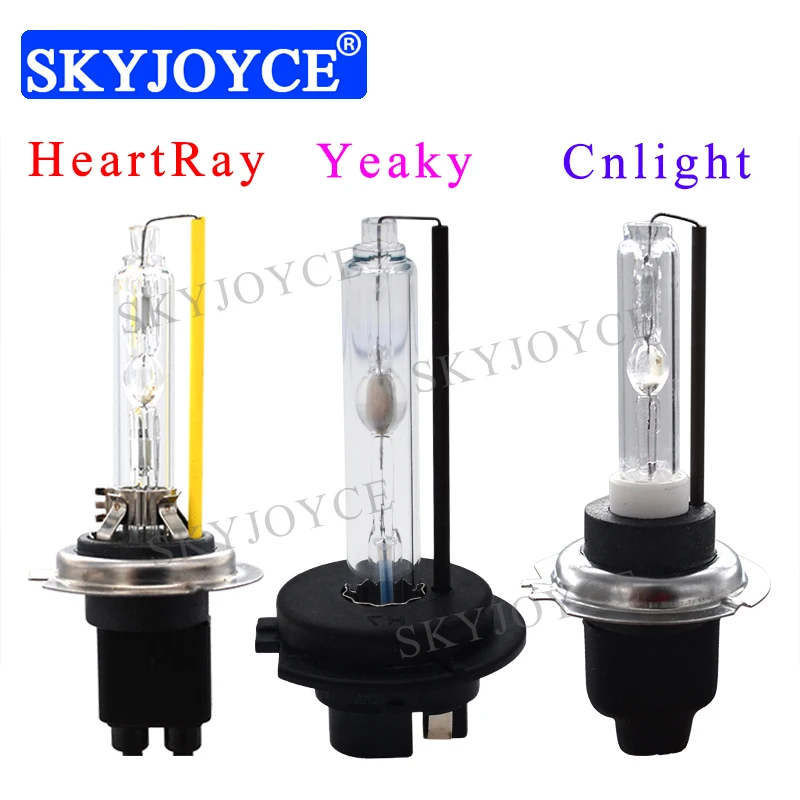 SKYJOYCE оригинальная 35 Вт HID лампа 4500K H1 H7 D2H HeartRay hid 5500K H11 Yeaky 4300K 6000K Cnlight лампа|Передние
