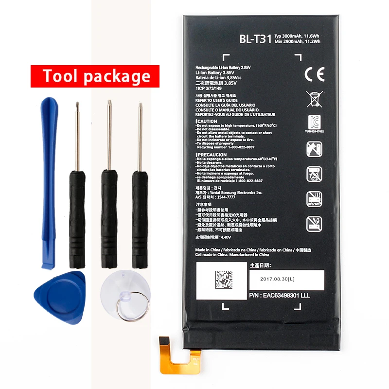 

Original G PAD Battery for LG G PAD F2 8.0 LK460 SPRINT BL-T31 3000mAh
