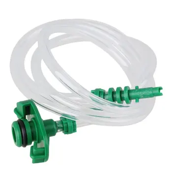 

104cm Transpatent Plastic USA Type Air Tubing 10CC Glue Dispenser Syringe Adapter Connector
