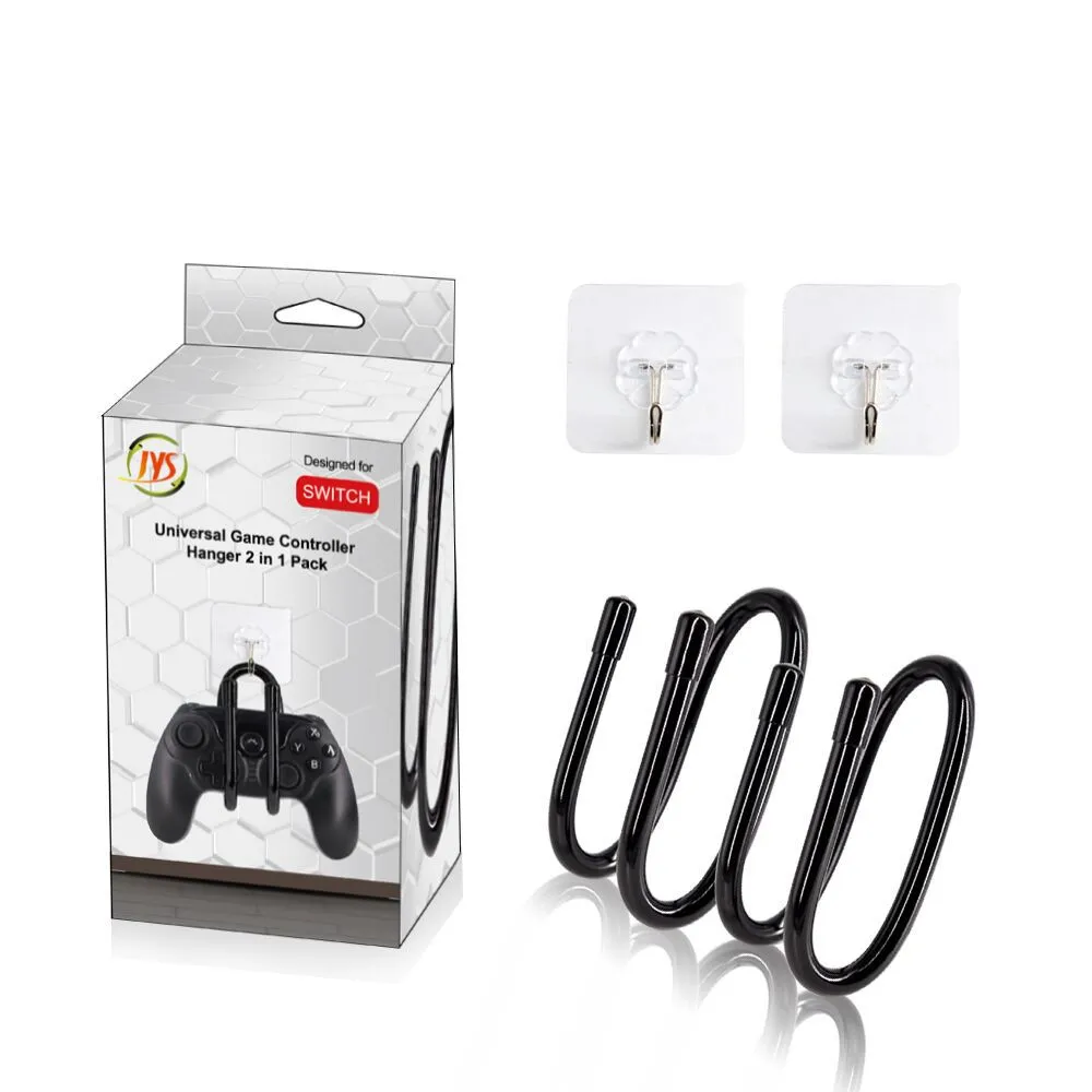 Nintend Switch NS Pro and Headphones Universal Game Controller Hanger Space Saving Wall Hooking 